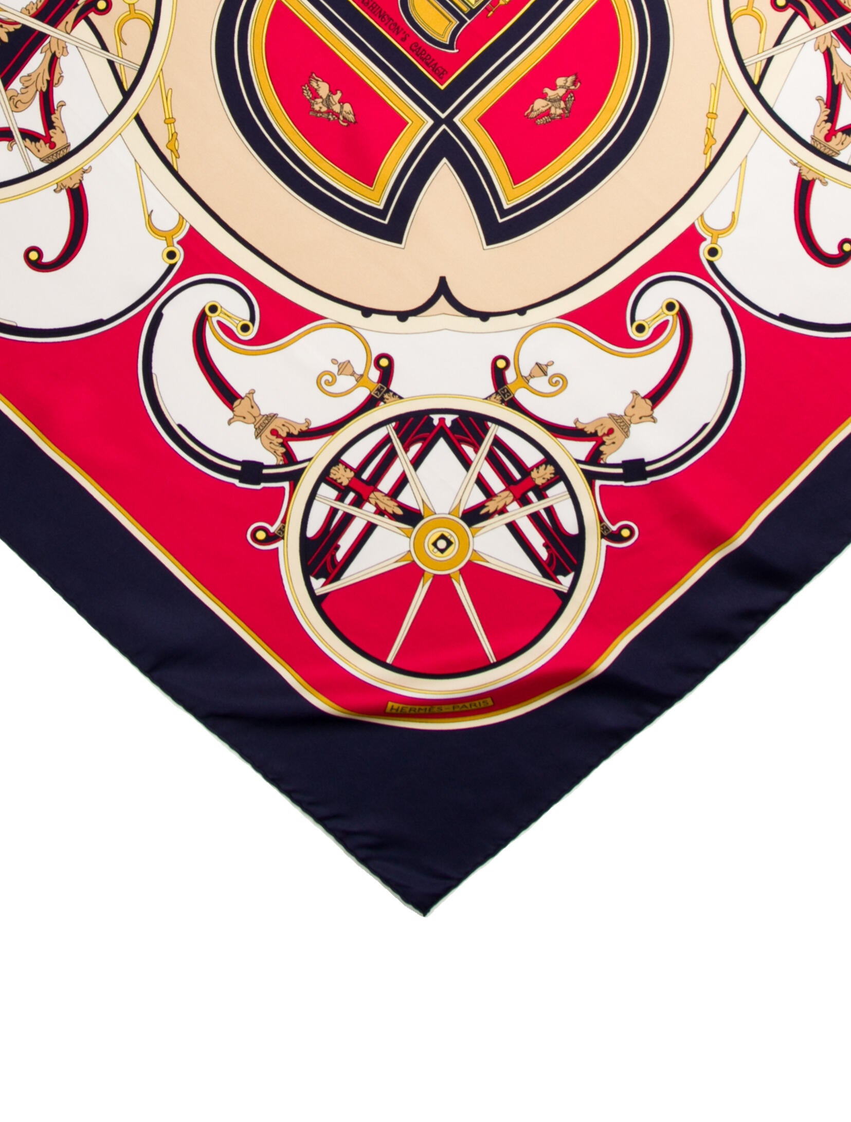 Hermès Washington's Carriage Silk Scarf