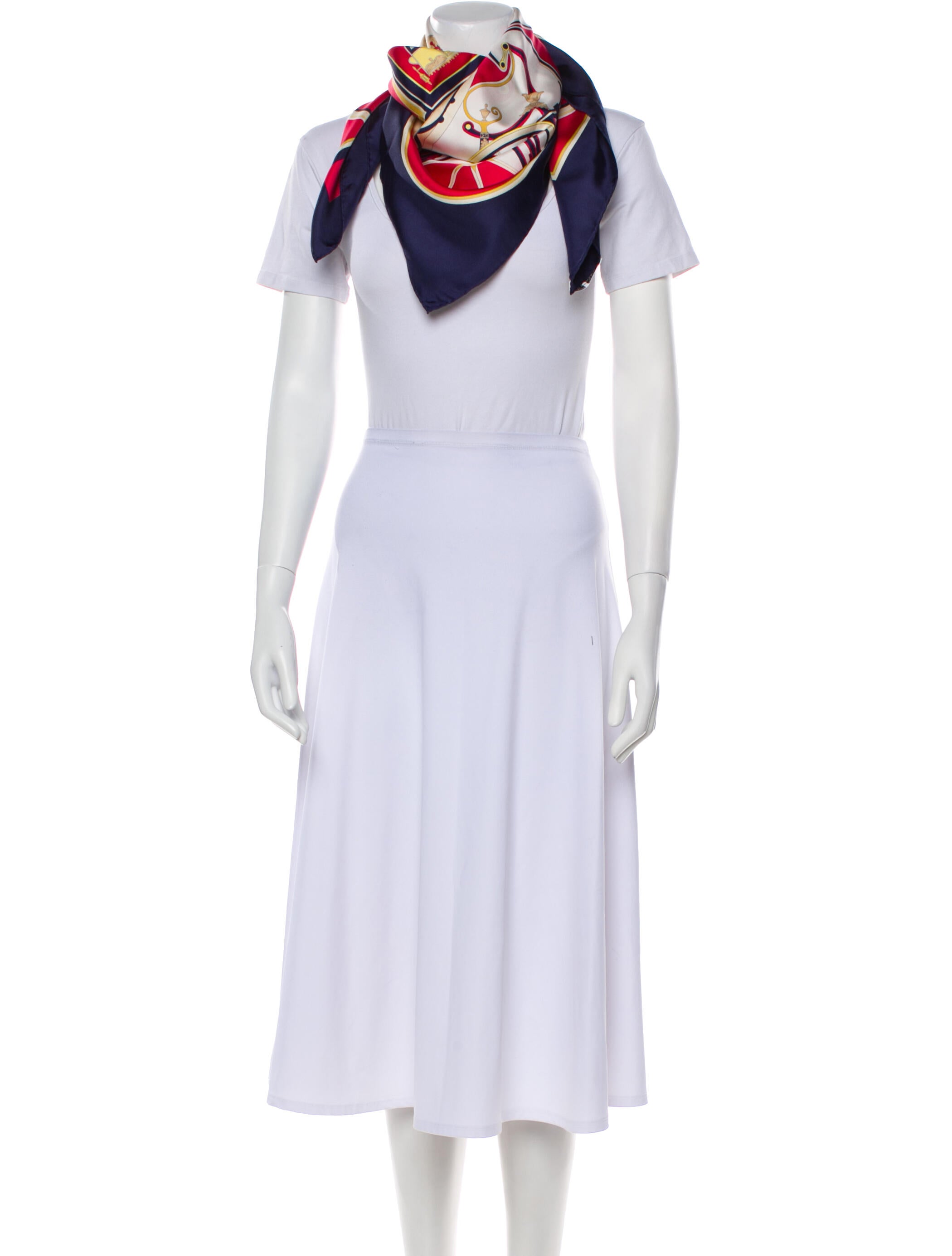 Hermès Washington's Carriage Silk Scarf