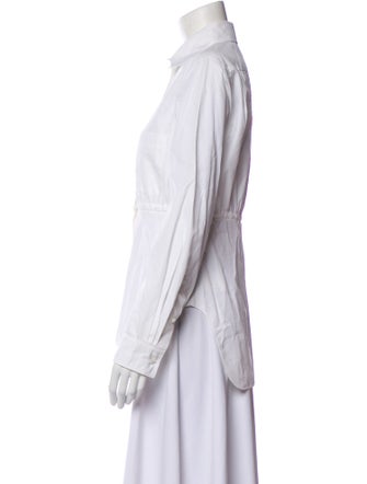 Hermès Long Sleeve Button-Up Top