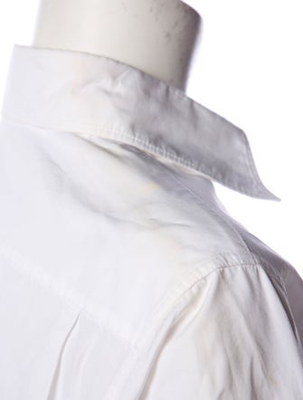 Hermès Long Sleeve Button-Up Top