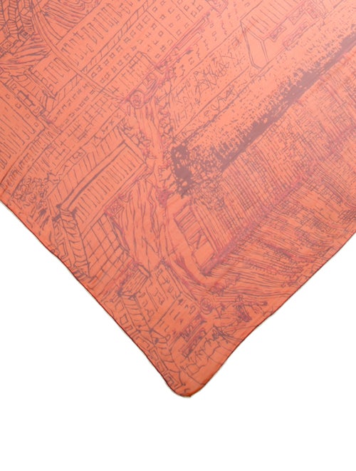 Hermès De Passage a Tokyo Mousseline Silk Scarf