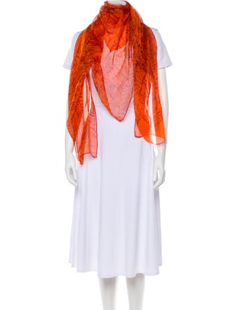 Hermès De Passage a Tokyo Mousseline Silk Scarf