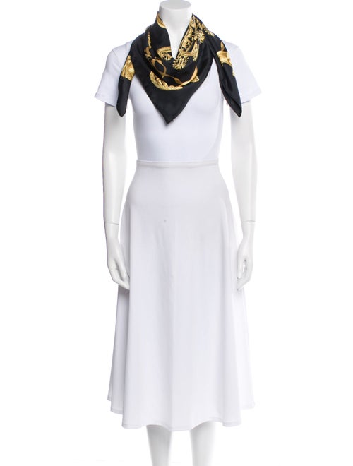 Hermès Les Cavaliers d'Or Silk Scarf