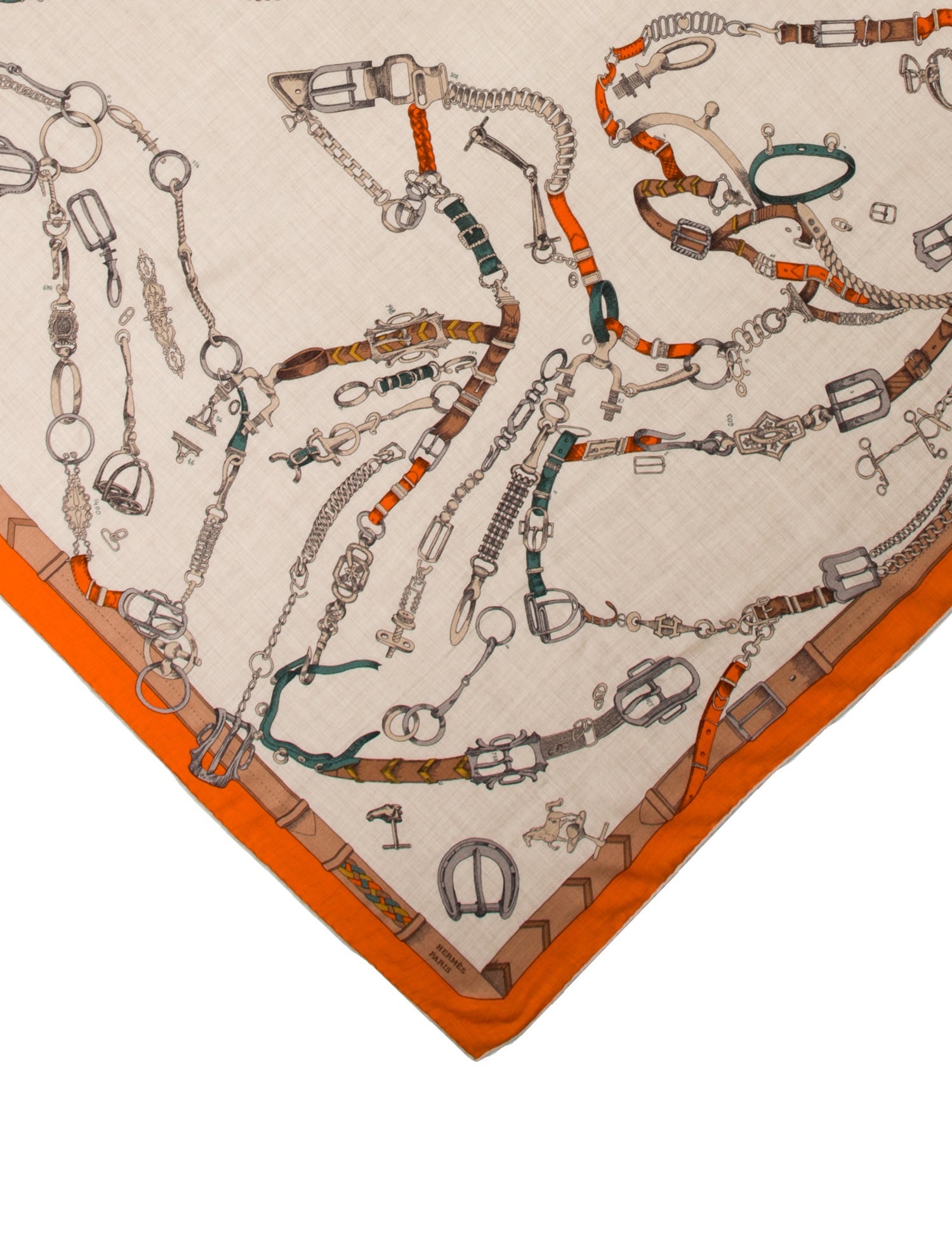 Hermès Les Chevaux Dechaines Cashmere Shawl w/ Tags