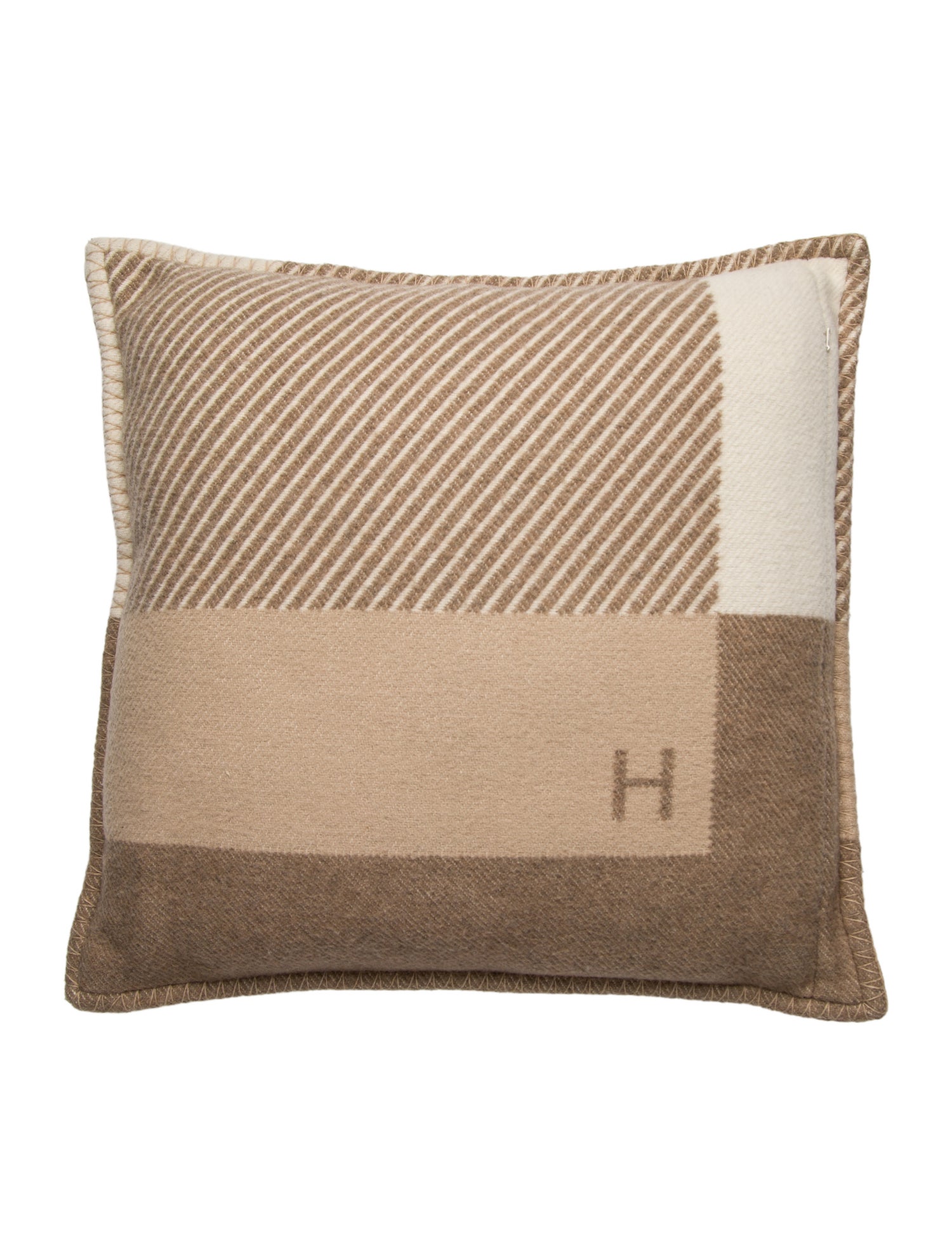 Hermès H Riviera Throw Pillow