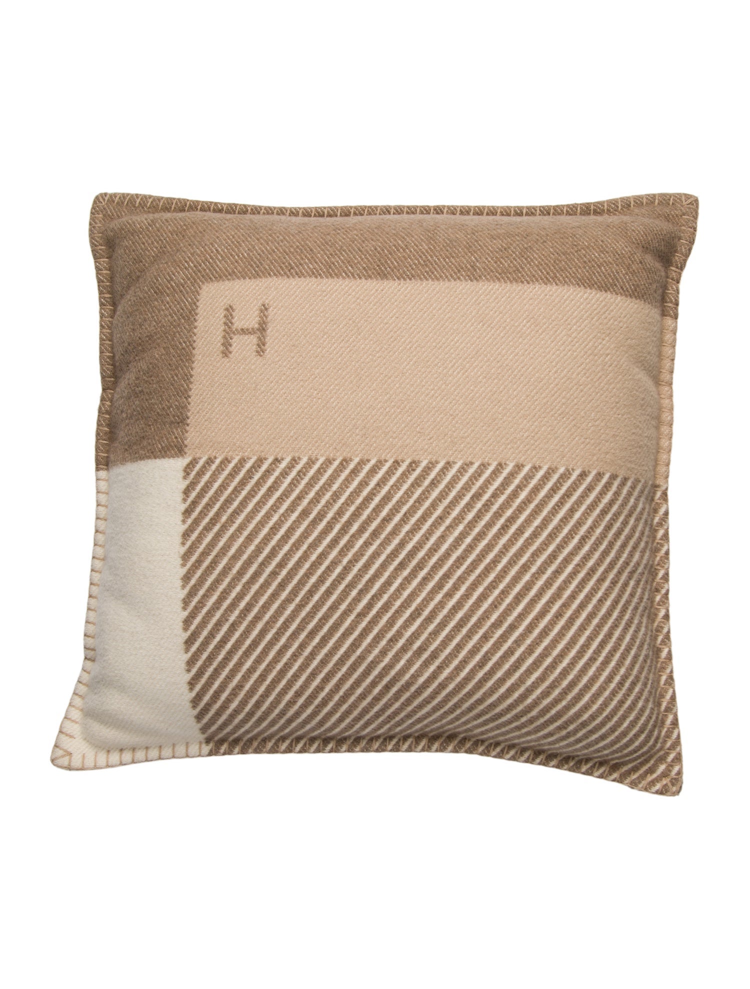 Hermès H Riviera Throw Pillow