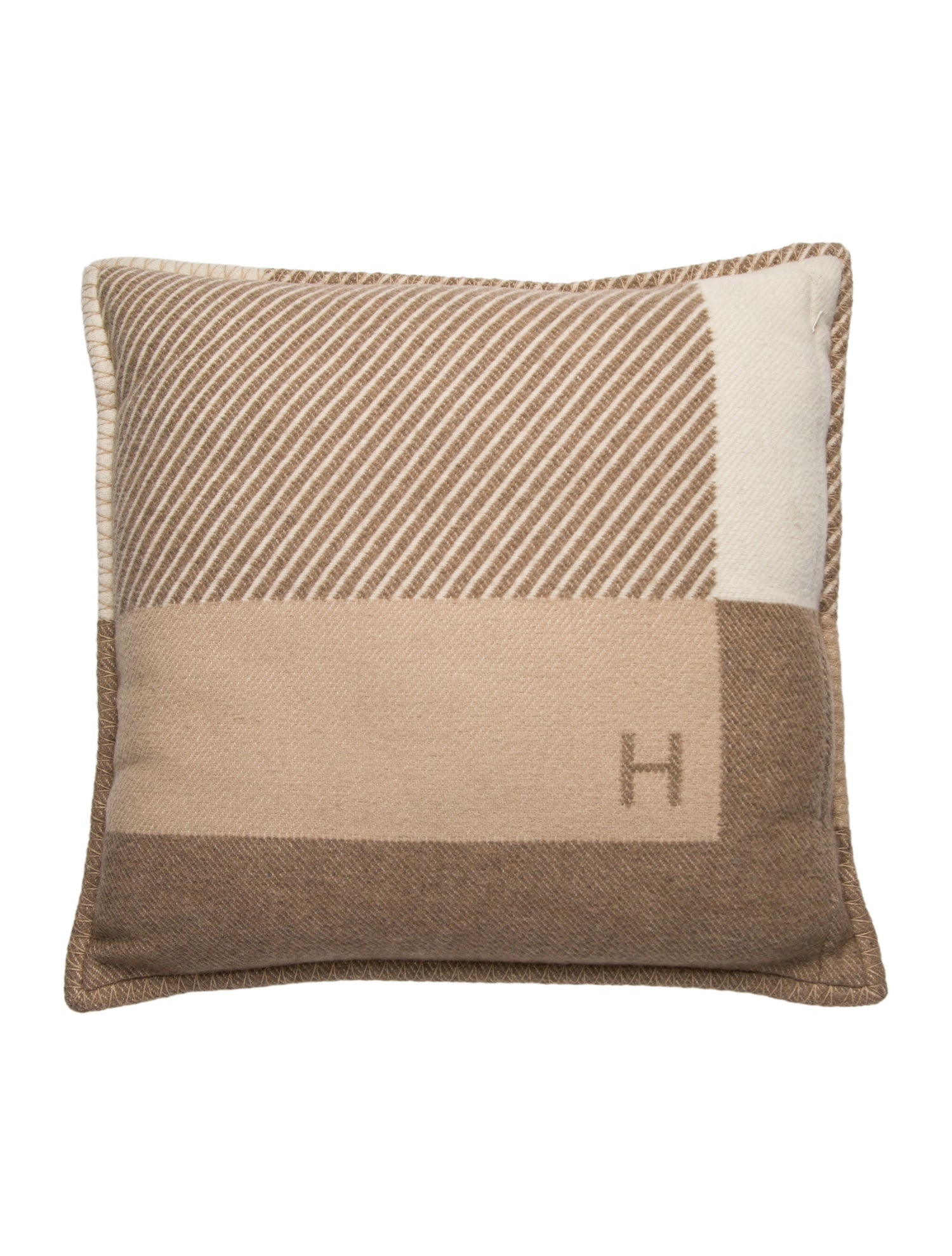 Hermès H Riviera Throw Pillow