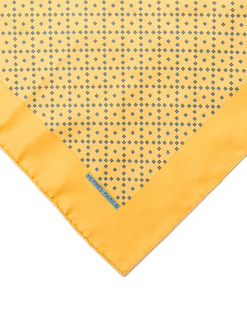 Hermès Printed Pocket Square