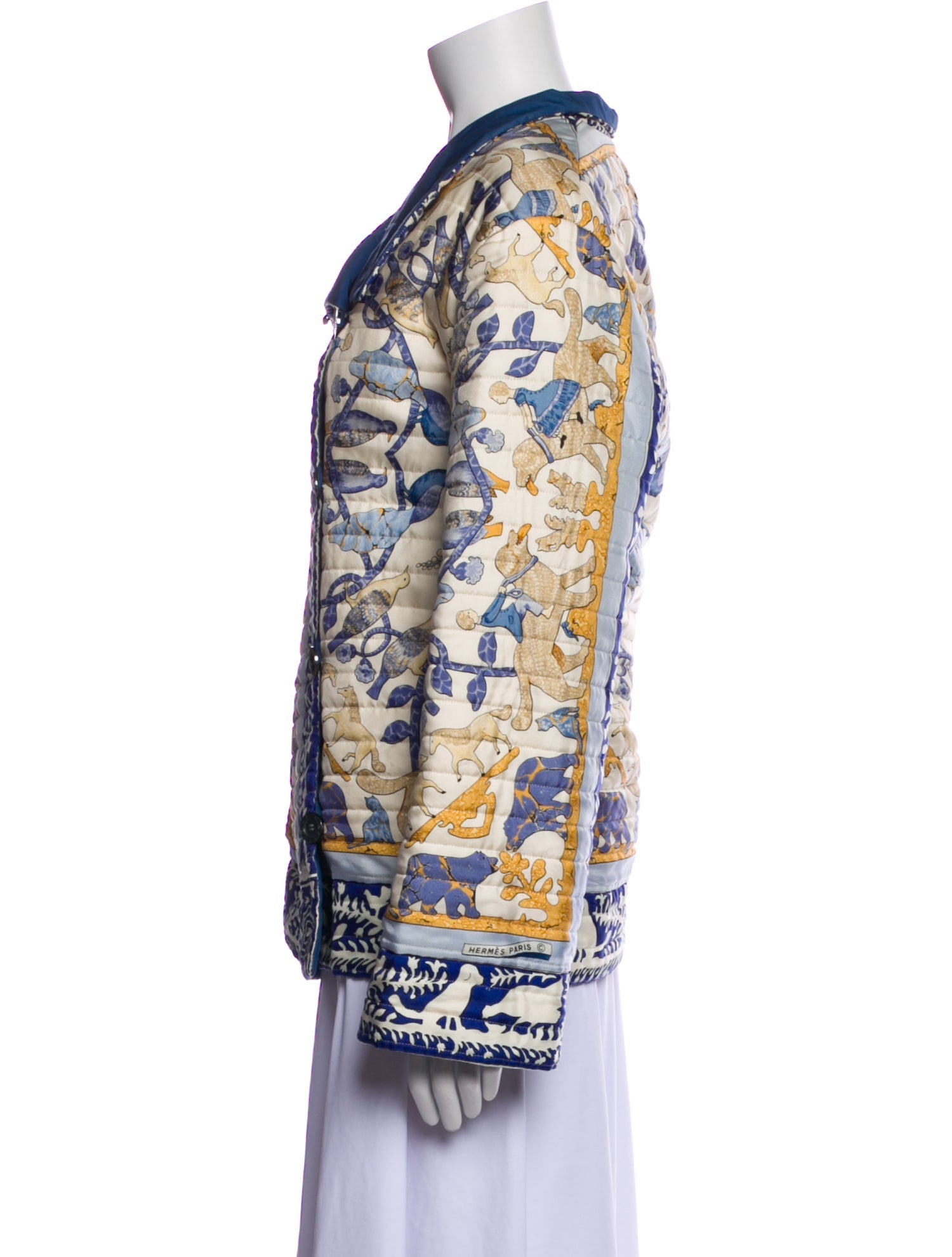 Hermès Vintage Silk Evening Jacket