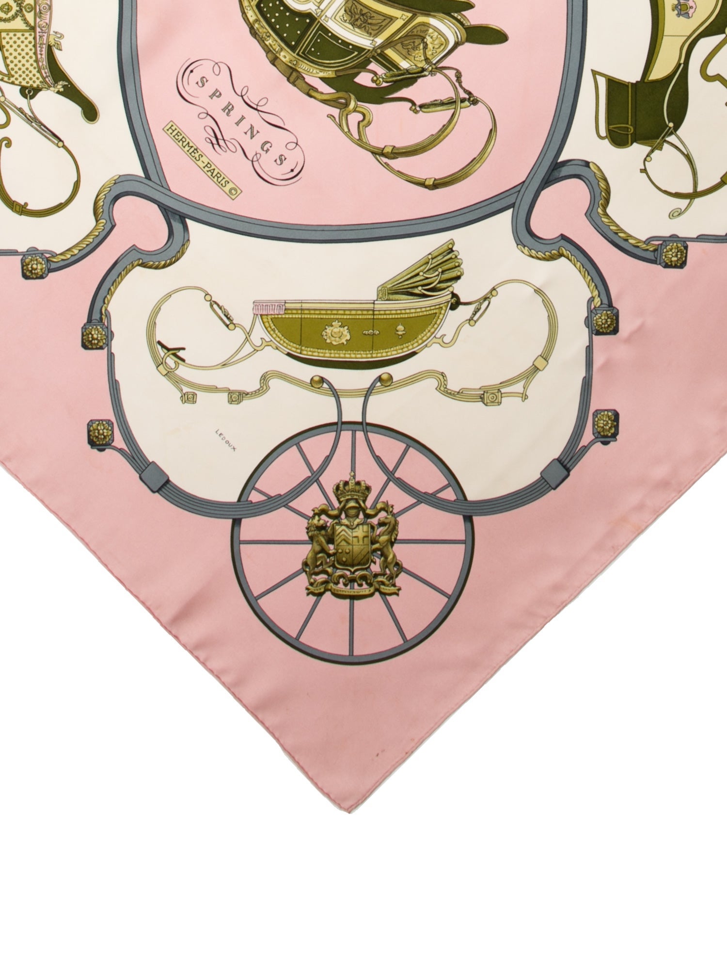 Hermès New Springs Silk Scarf