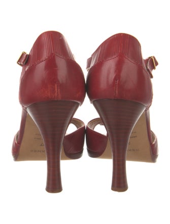 Hermès Leather T-Strap Sandals