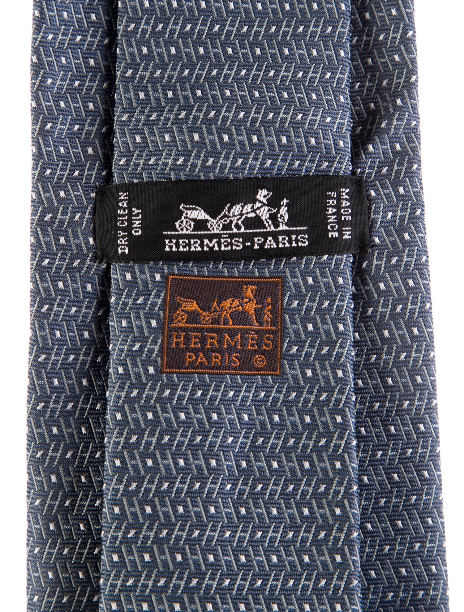 Hermès Silk Patterned Tie