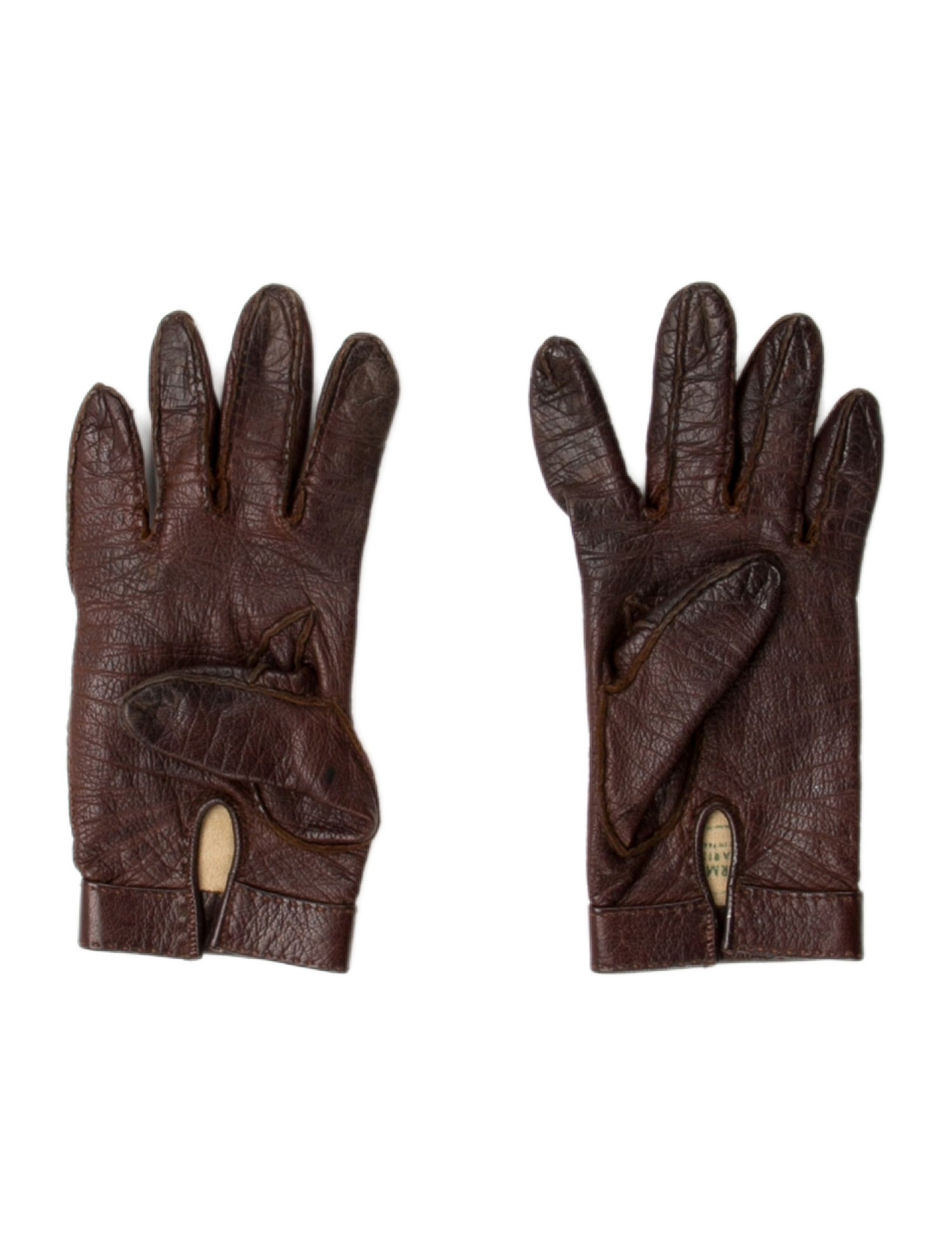 Hermès Leather Gloves