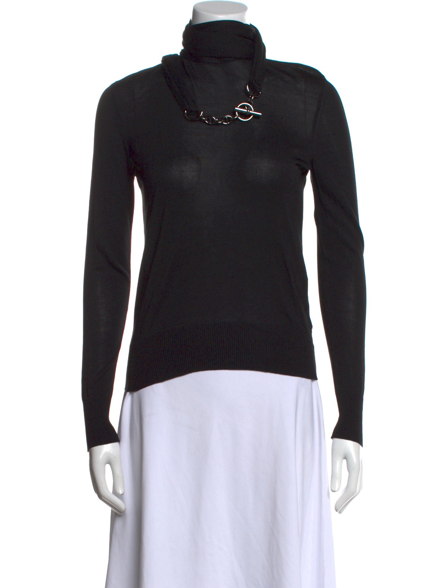 Hermès Silk Turtleneck Sweater