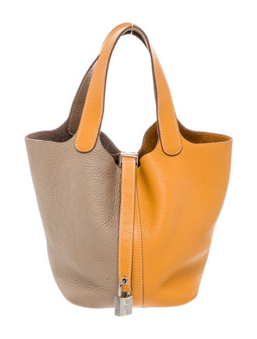 Hermès Clemence Casaque Picotin Lock 18