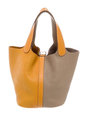 Hermès Clemence Casaque Picotin Lock 18