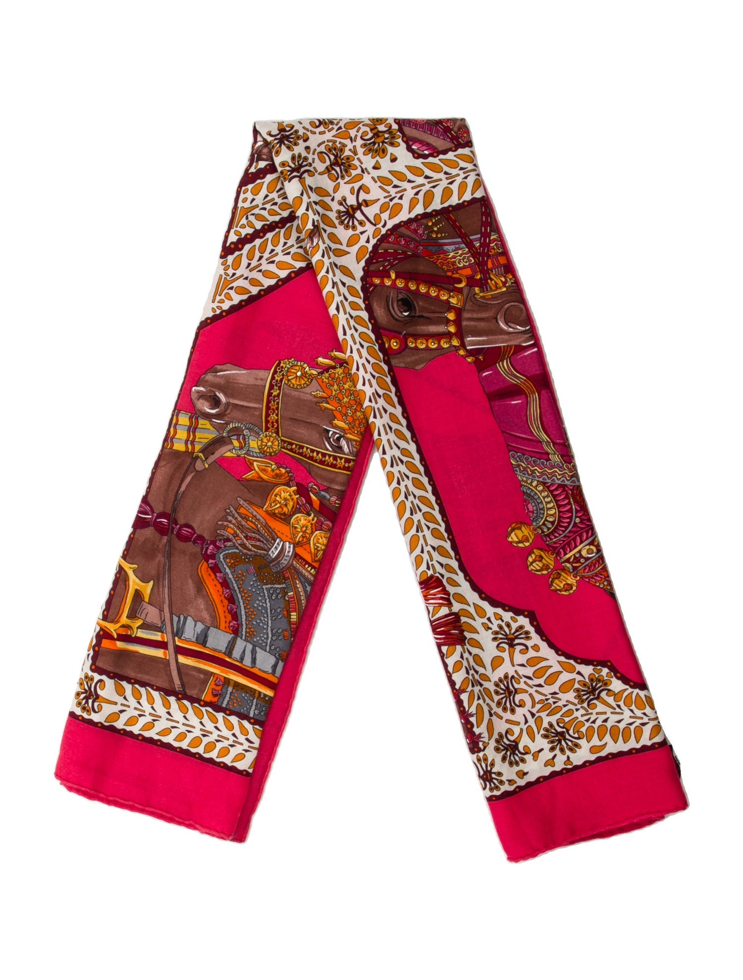 Hermès La Danse du Cheval Marwari Cashmere Shawl