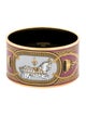 Hermès Extra Wide Enamel Bangle Bracelet