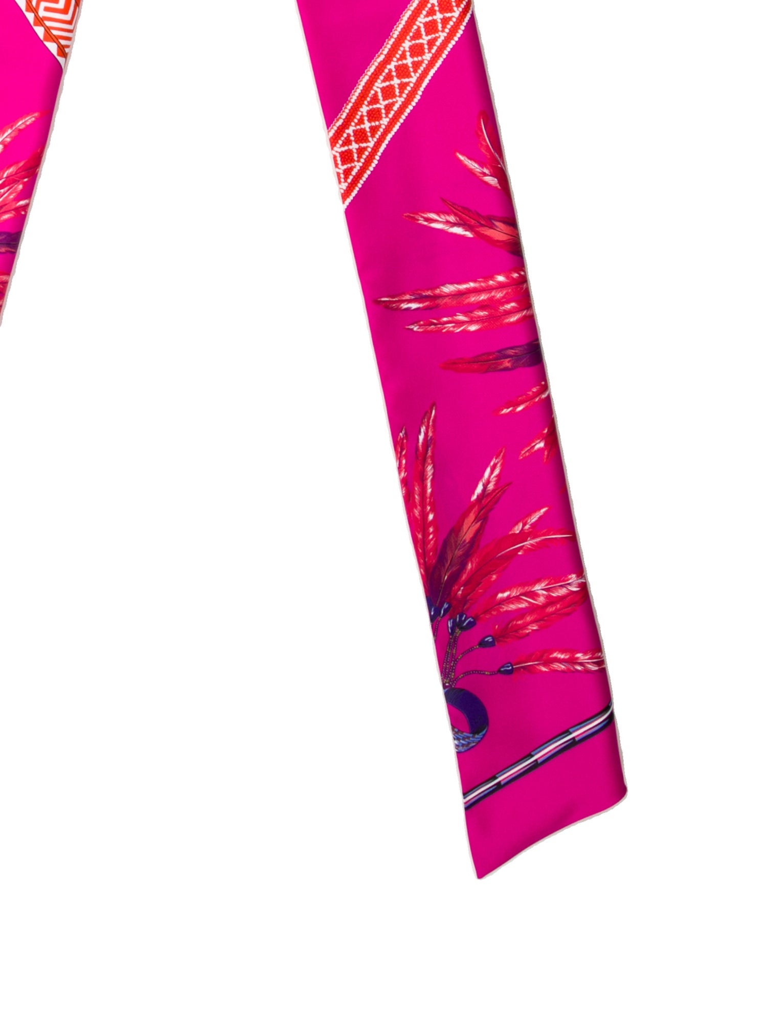 Hermès Brazil Maxi Silk Twilly Scarf w/ Tags