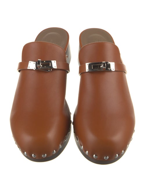 Hermès Carlotta Leather Mules