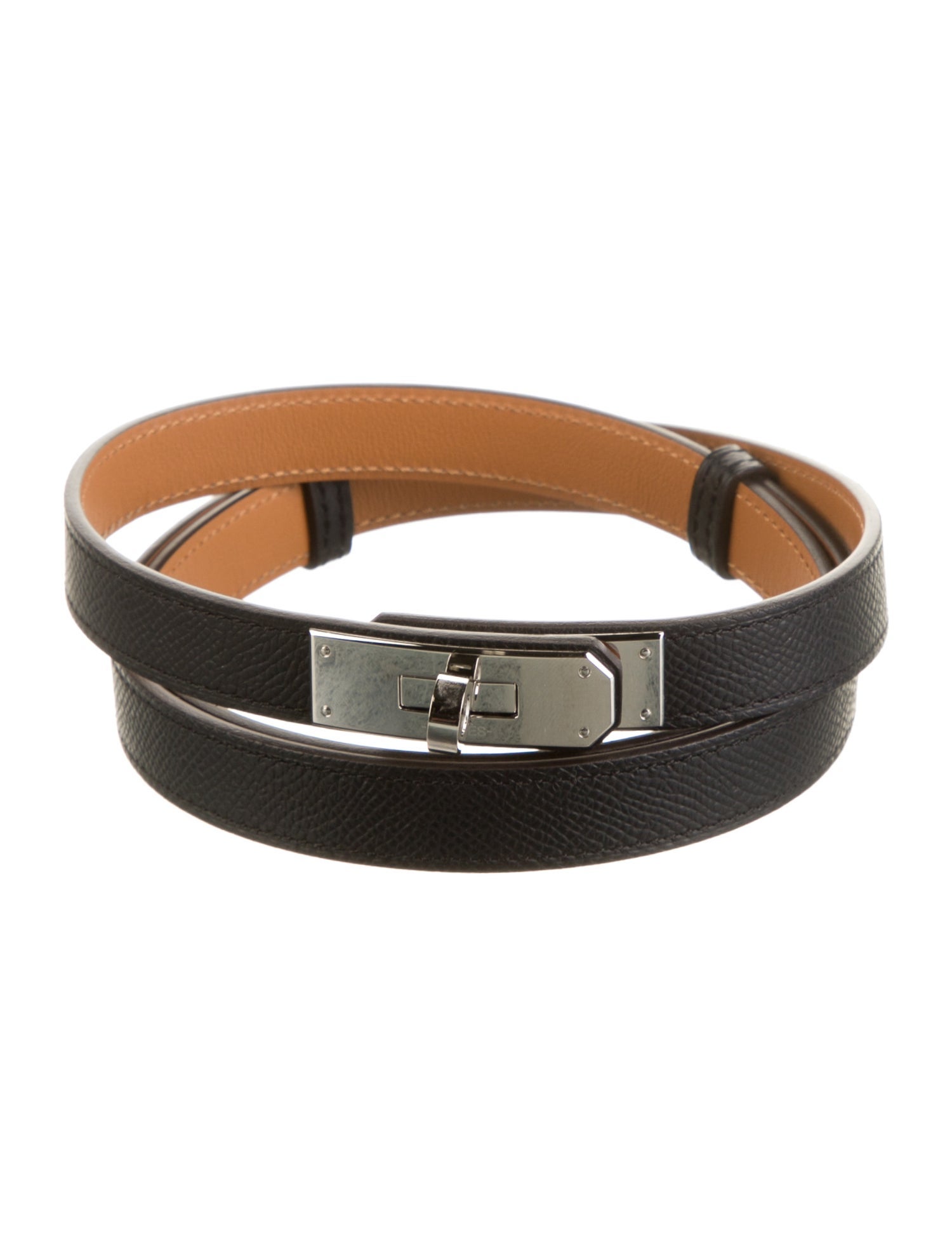 Hermès 18 mm Epsom Leather Kelly Belt
