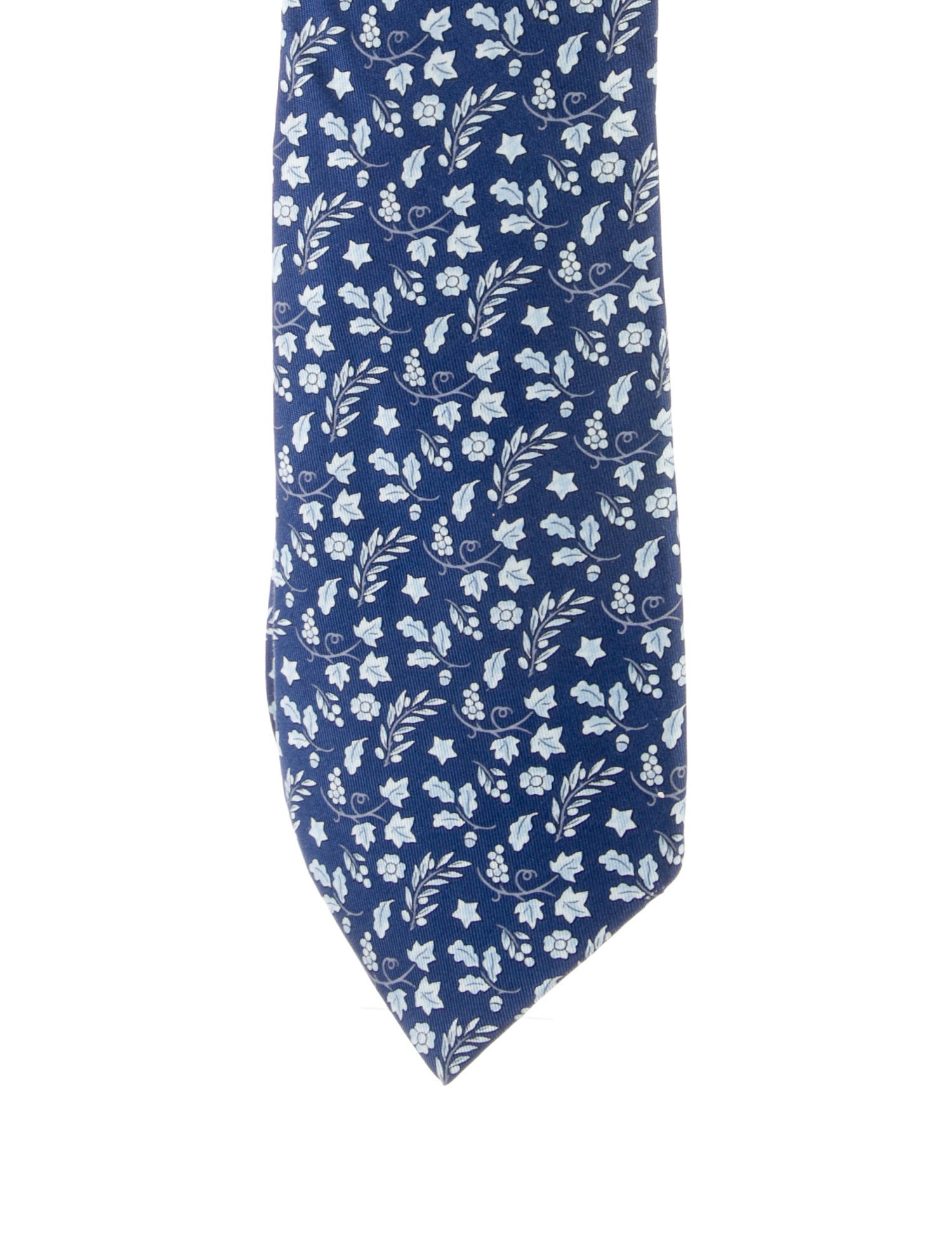 Hermès Printed Silk Tie