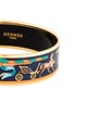 Hermès Wide Printed Enamel Bangle