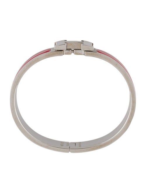 Hermès Enamel Clic H Bangle Bracelet