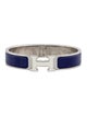Hermès Clic H with Enamel Turn Lock Bangle Bracelet