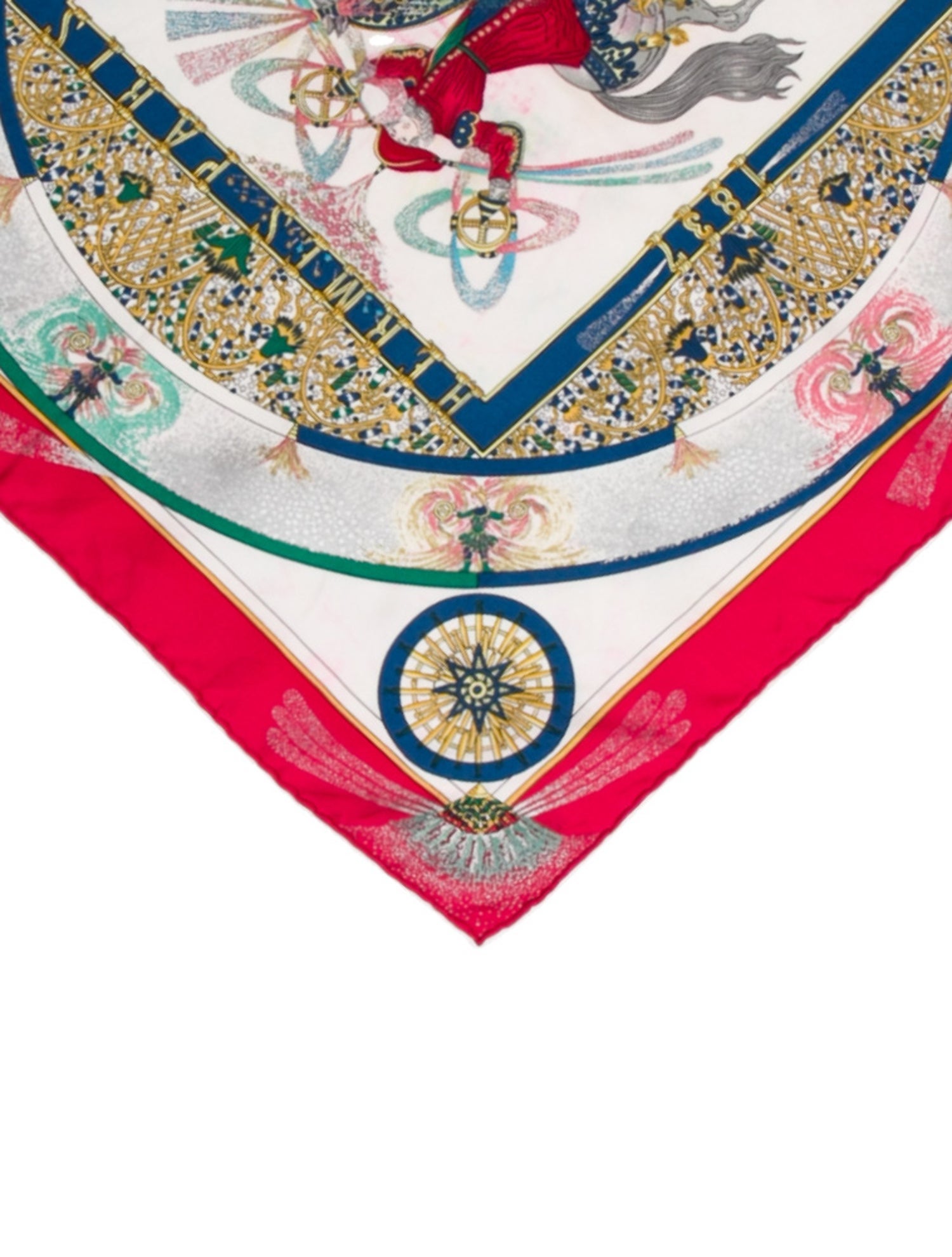 Hermès Feux D'Artifice Silk Pocket Square