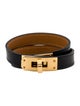 Hermès Leather Kelly Double Tour Wrap Bracelet
