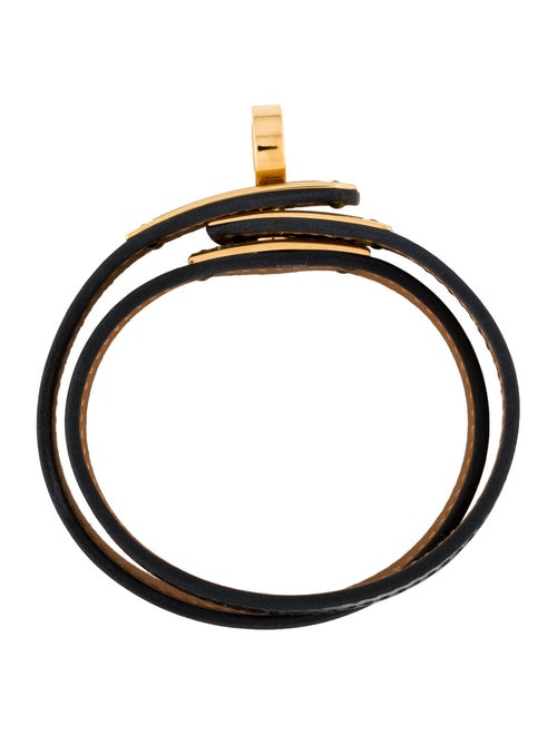Hermès Leather Kelly Double Tour Wrap Bracelet