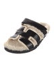 Hermès Chypre Leather Slides