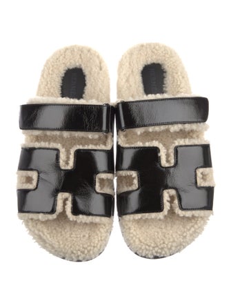 Hermès Chypre Leather Slides