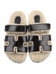 Hermès Chypre Leather Slides