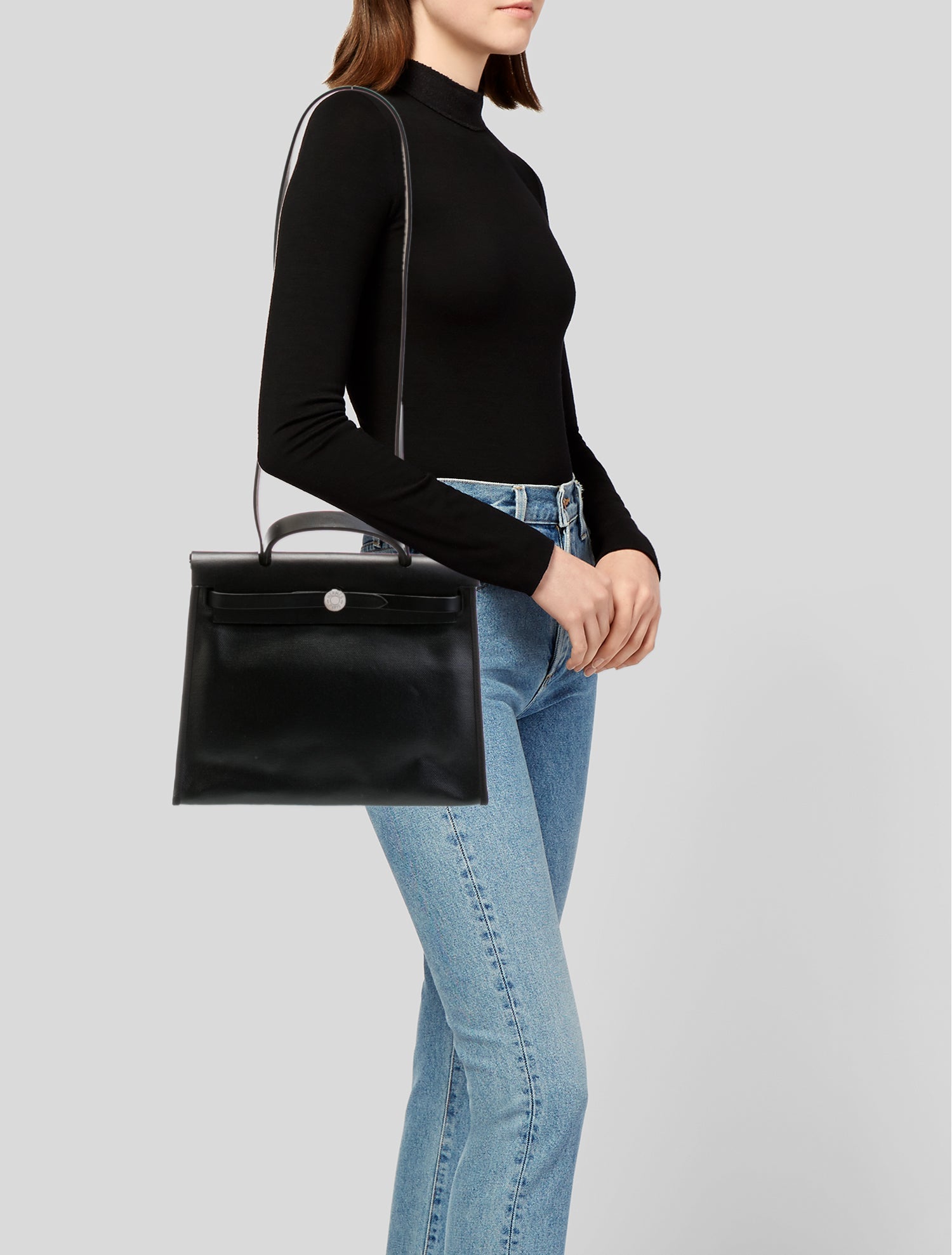 Hermès Toile Berline & Vache Hunter Herbag Zip 31