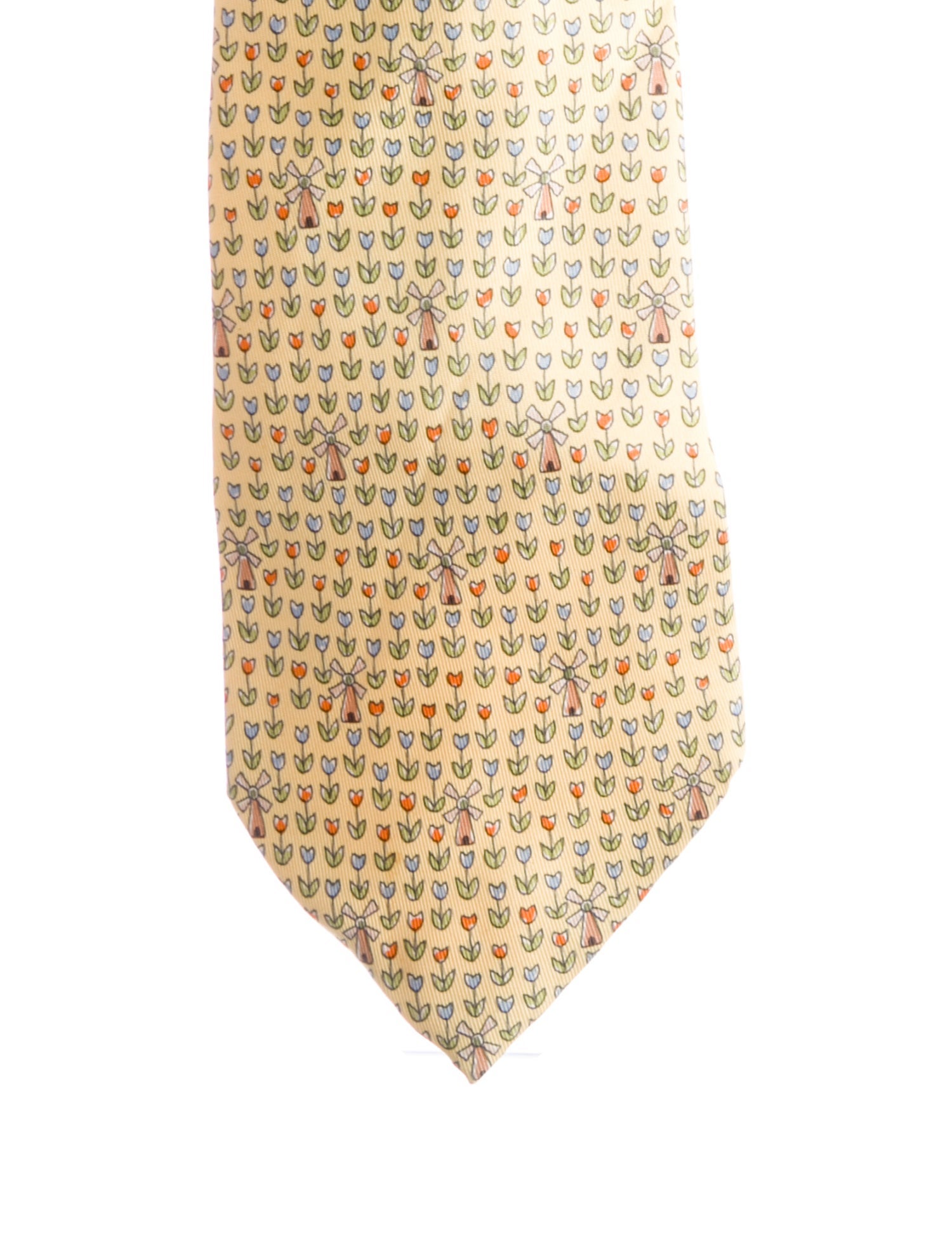 Hermès Silk Patterned Tie