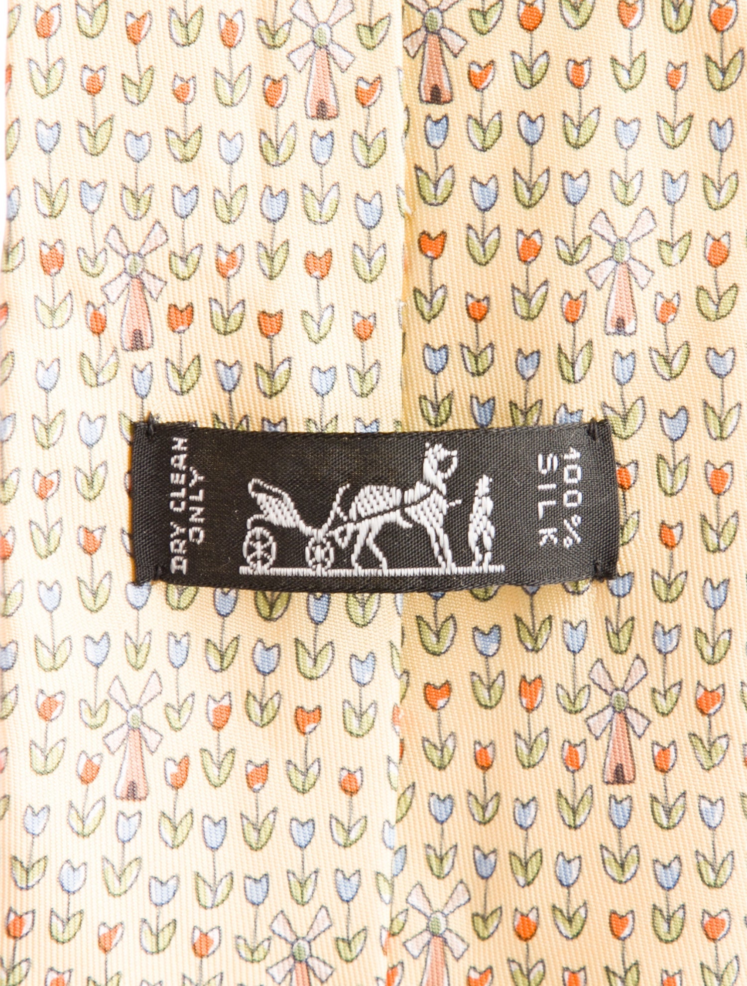 Hermès Silk Patterned Tie