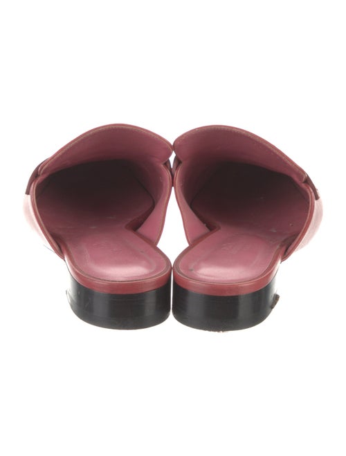 Hermès Trocadero H Logo Mules