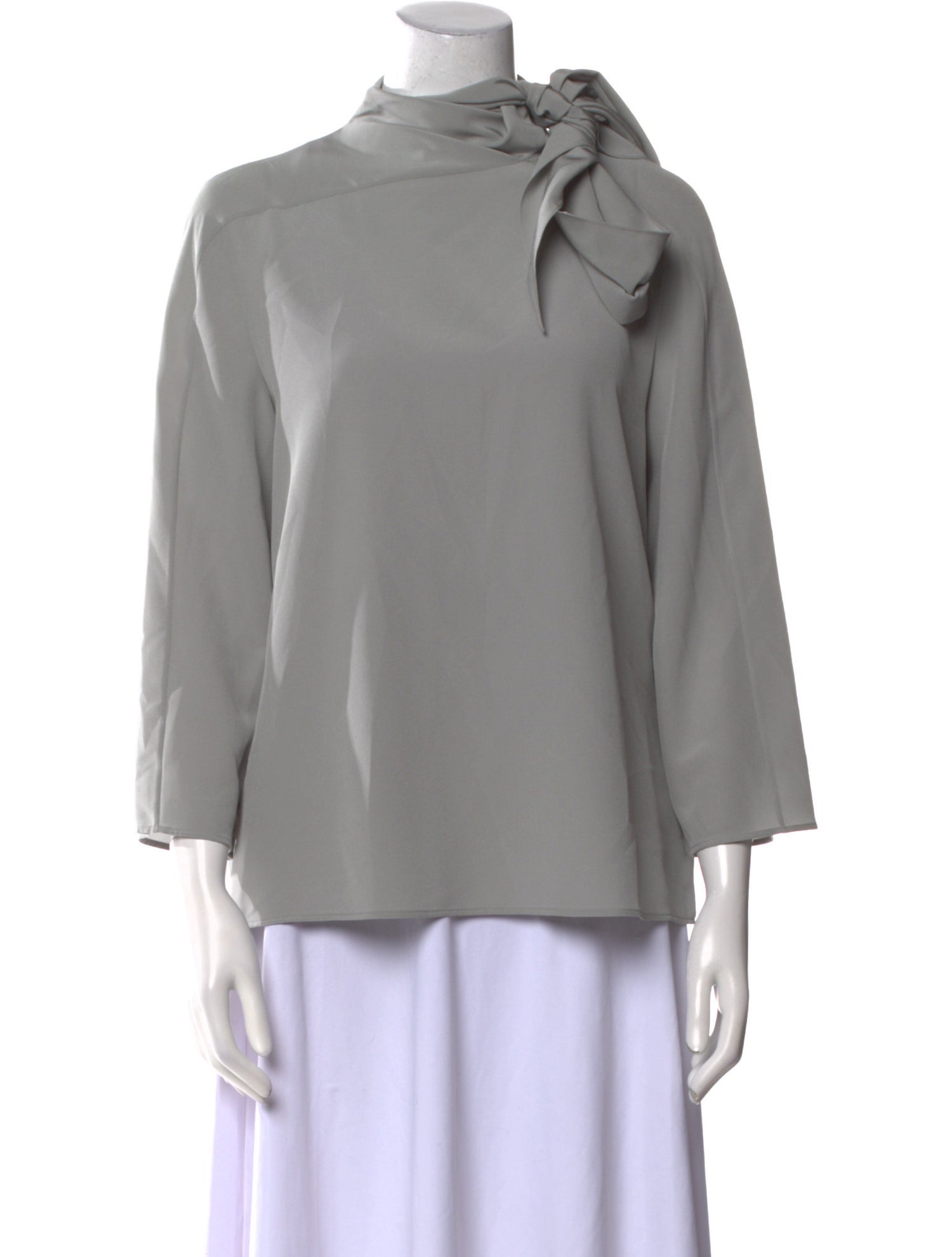 Hermès Silk V-Neck Blouse w/ Tags