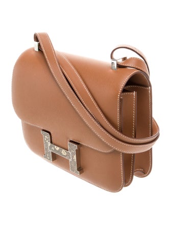 Hermès Madame & Varanus Salvator Lizard Constance III 24