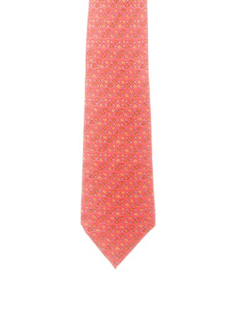 Hermès Printed Silk Tie