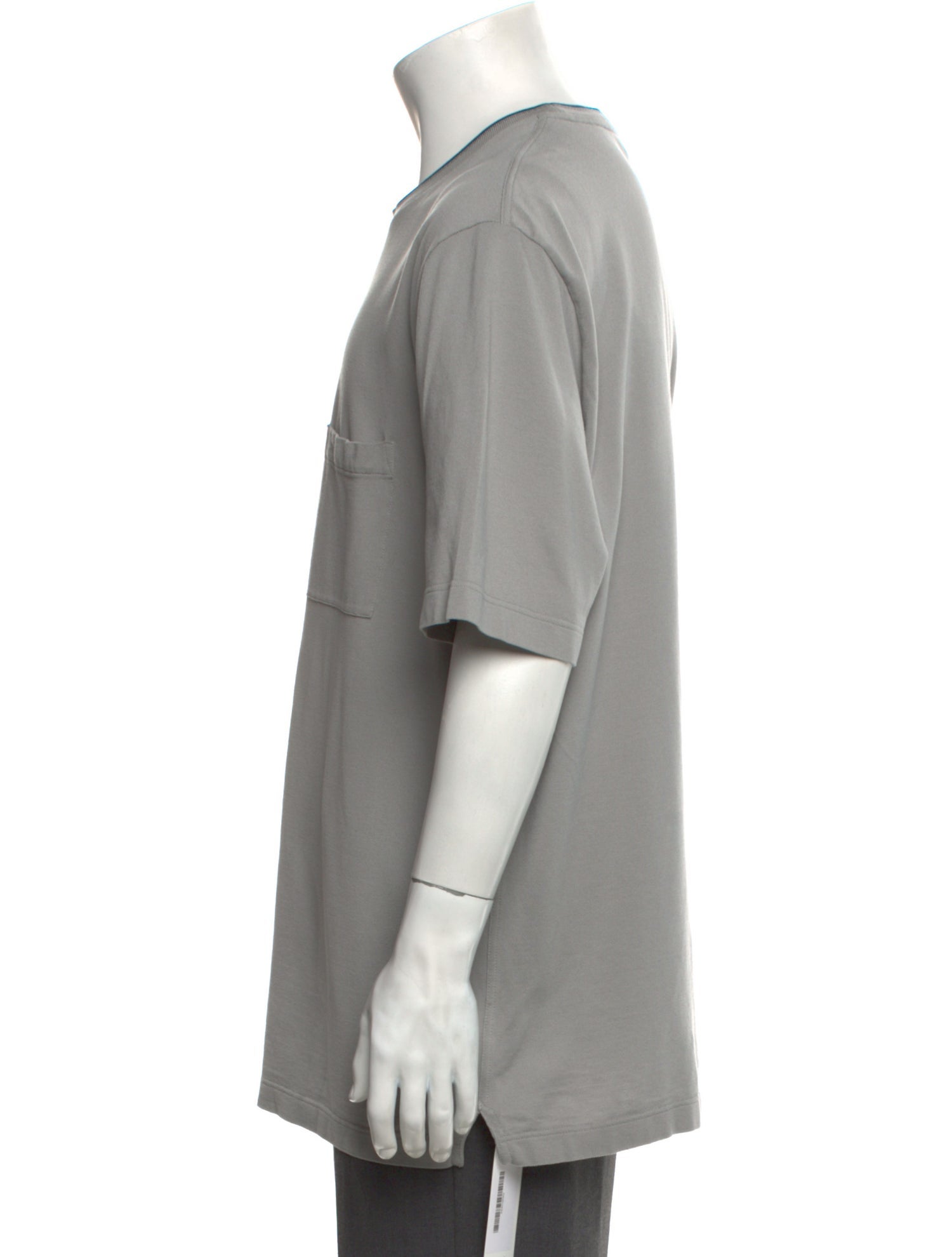 Hermès H Logo Pocket Crew Neck T-Shirt