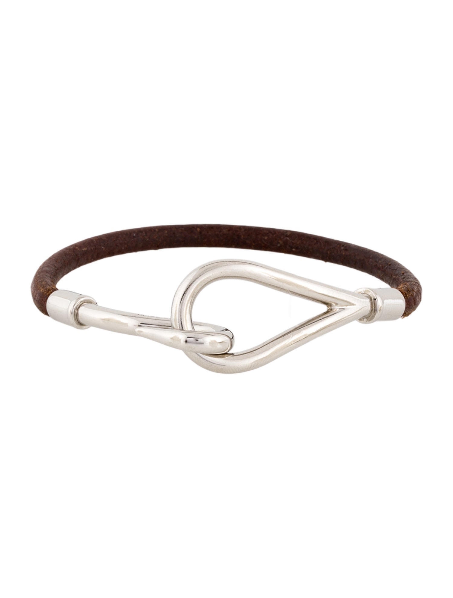Hermès Leather Jumbo Hook Bracelet