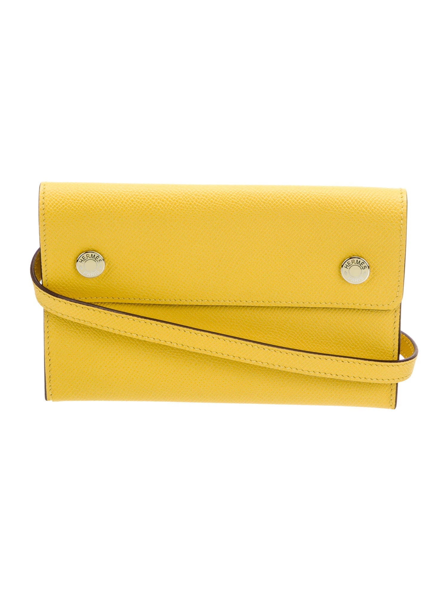 Hermès 2023 Epsom Hermesnap Wallet w/ Strap