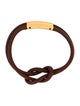 Hermès Leather Atame Knot Bangle Bracelet