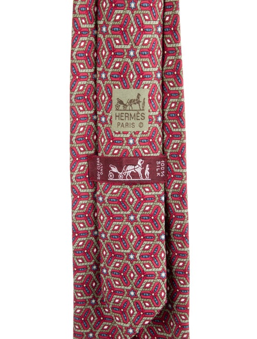 Hermès Silk Patterned Tie