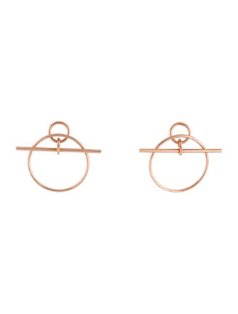 Hermès 18K Loop Earrings, Small Model
