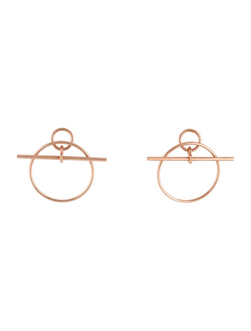 Hermès 18K Loop Earrings, Small Model