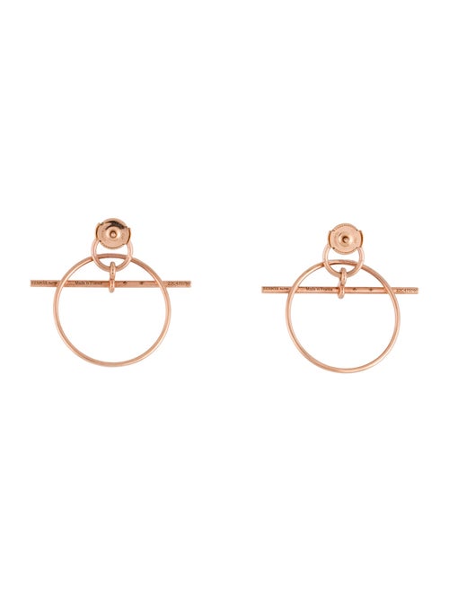 Hermès 18K Loop Earrings, Small Model